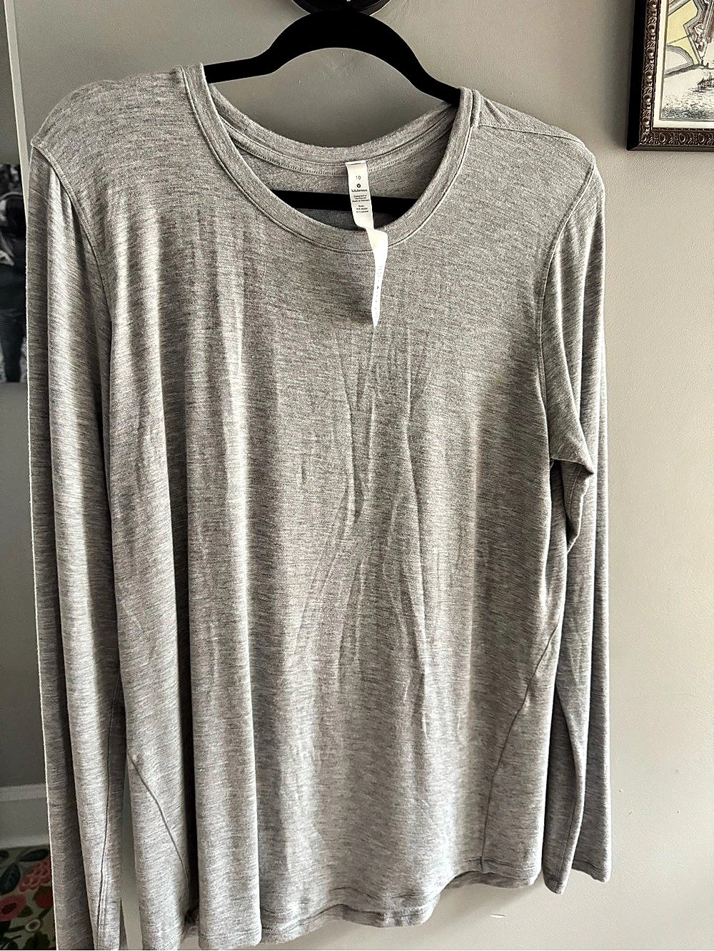 Lululemon Hold Tight Long-Sleeve Shirt Gray
